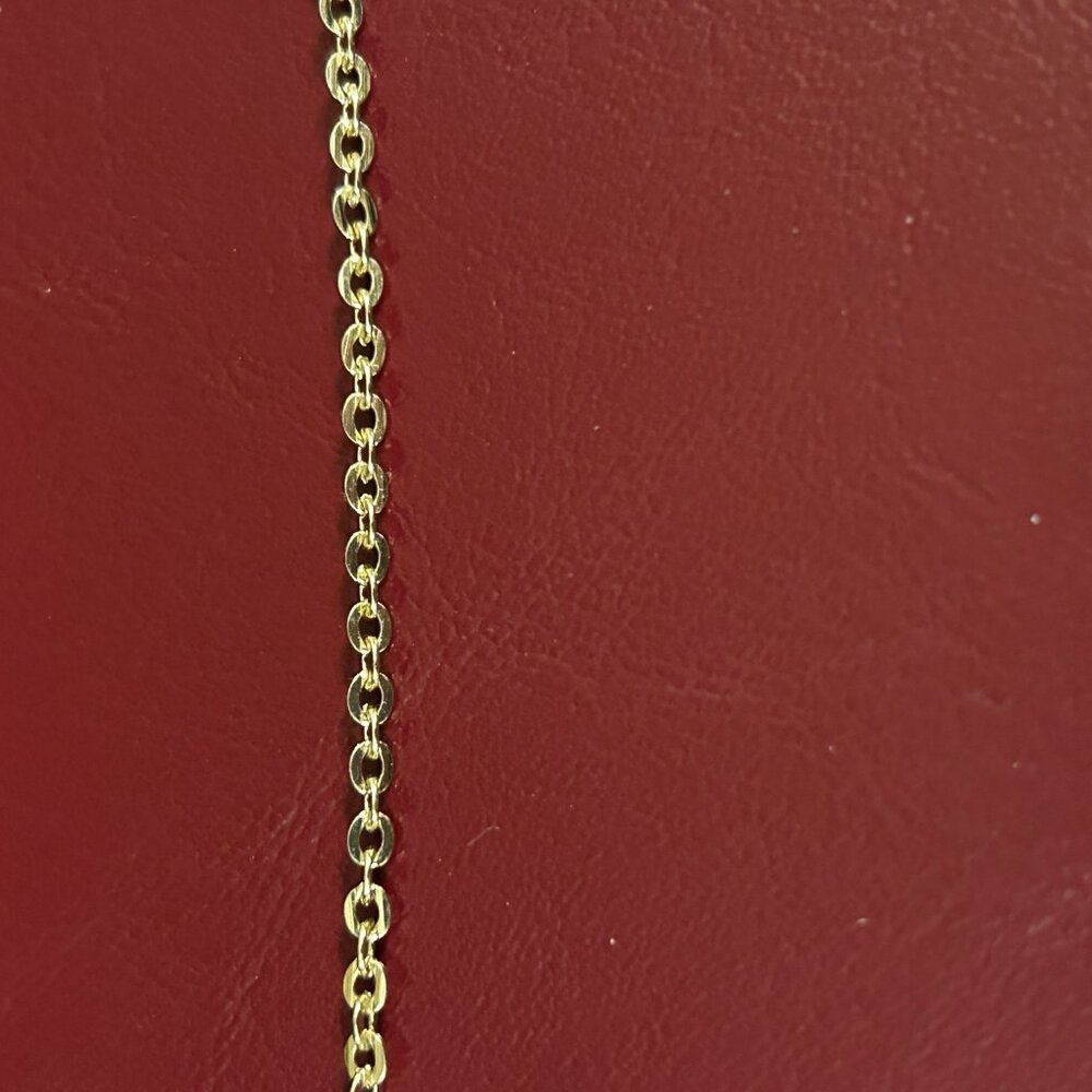 Long Rolo Chain Necklace - Picture 5 of 7